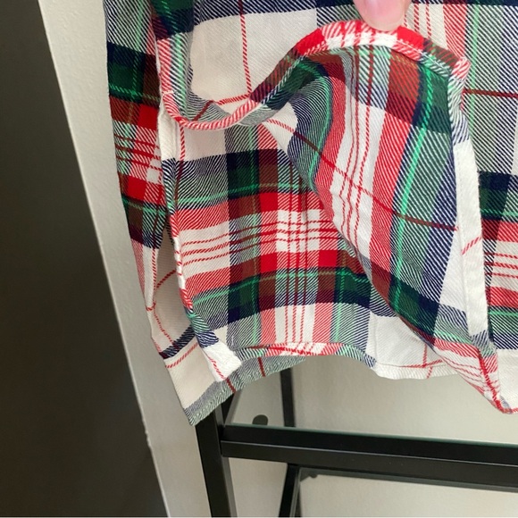 NWT Aerie Flannel Plaid Button Down Shirt - Picture 2 of 4